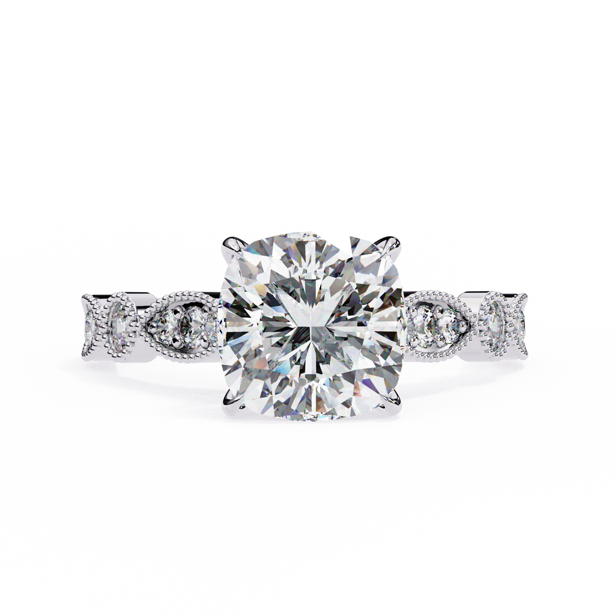 Meadow (Cushion Square) Diamond Engagement Ring