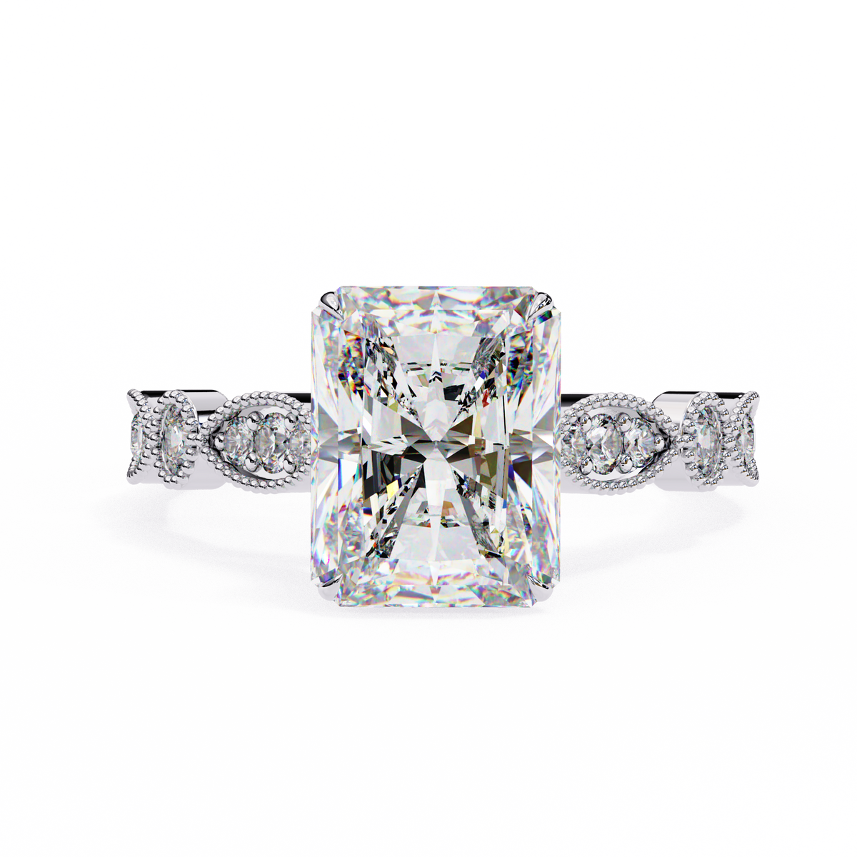 Meadow (Radiant) Diamond Engagement Ring