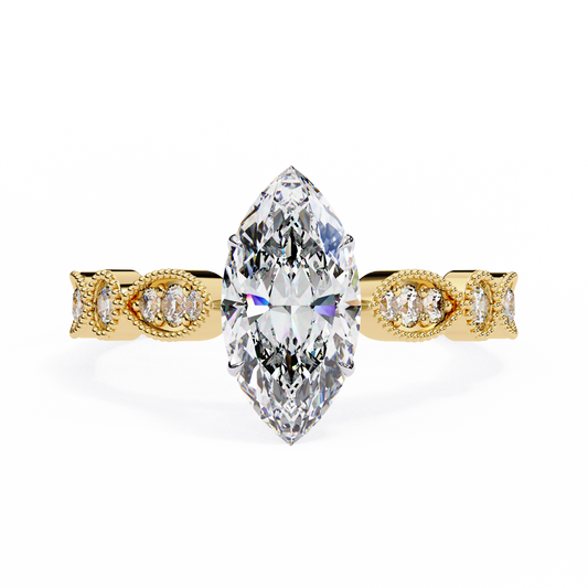 Meadow (Marquise) Diamond Engagement Ring