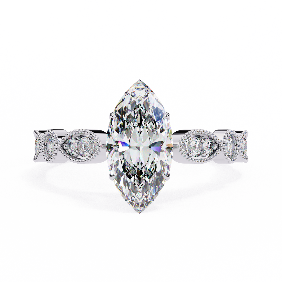 Meadow (Marquise) Diamond Engagement Ring