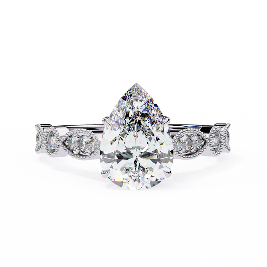 Meadow (Pear) Diamond Engagement Ring