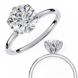 Ophelia (Round) Diamond Engagement Ring