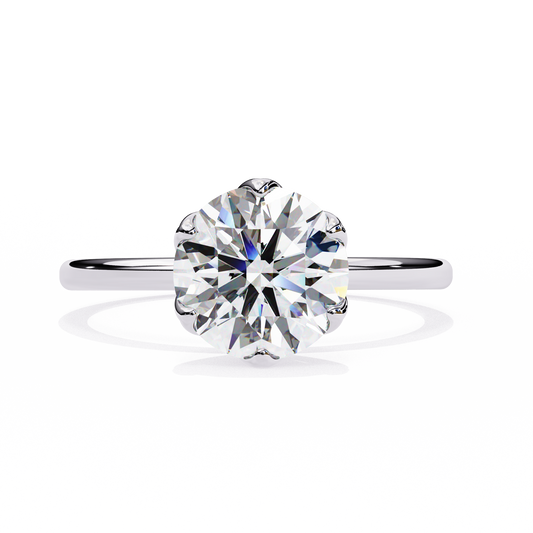 Ophelia (Round) Diamond Engagement Ring