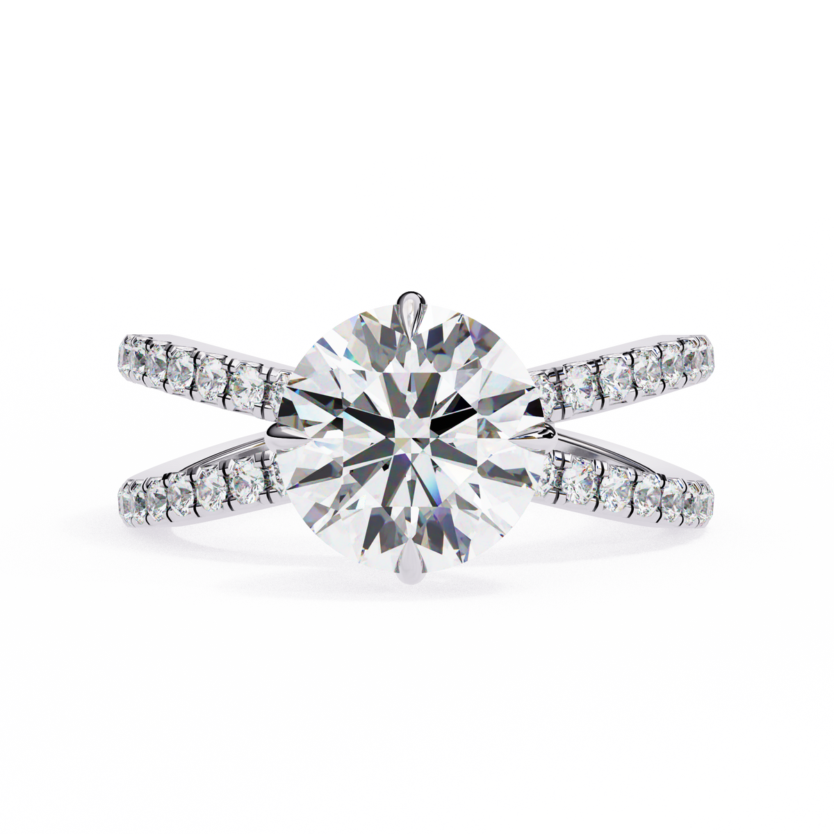 Senna (Round) Diamond Engagement Ring