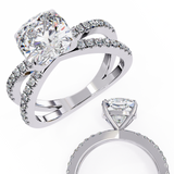 Senna (Cushion Square) Diamond Engagement Ring