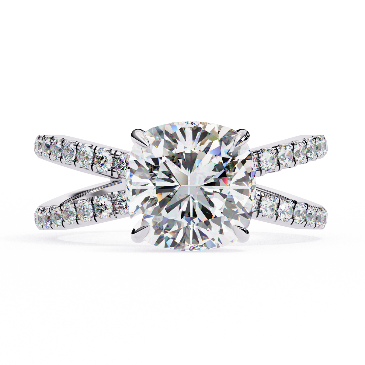 Senna (Cushion Square) Diamond Engagement Ring