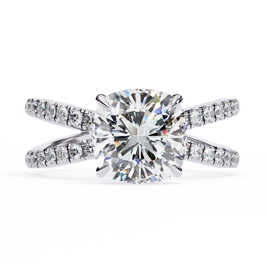 Senna (Cushion Square) Diamond Engagement Ring