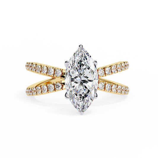 Senna (Marquise) Diamond Engagement Ring