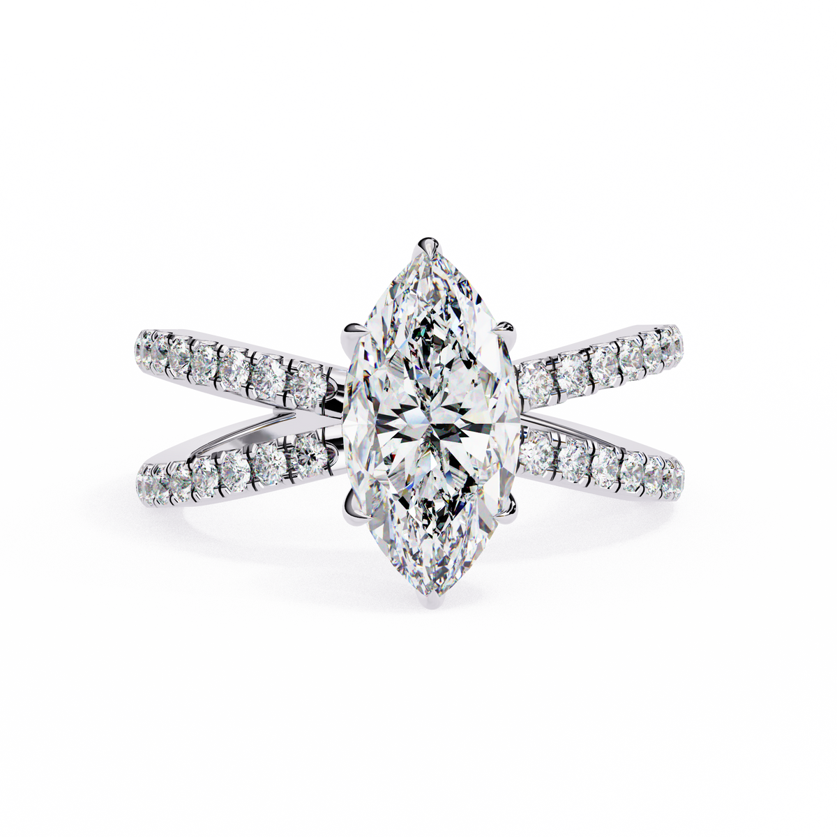 Senna (Marquise) Diamond Engagement Ring