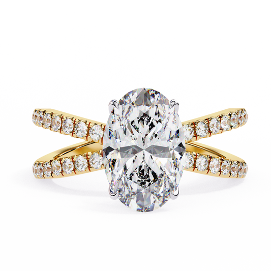 Senna (Oval) Diamond Engagement Ring