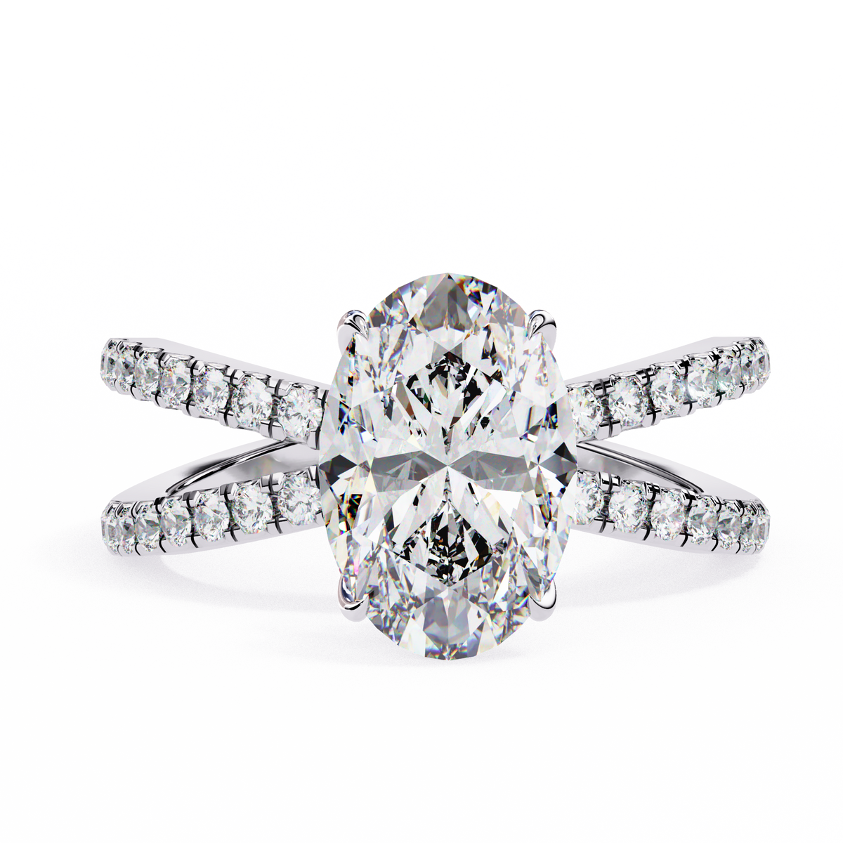 Senna (Oval) Diamond Engagement Ring