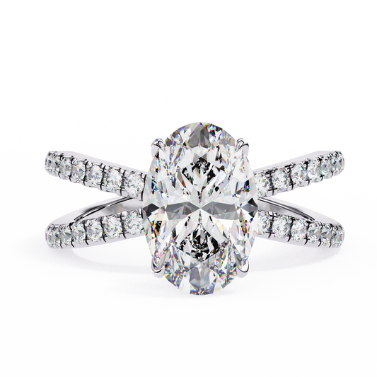 Senna (Oval) Diamond Engagement Ring