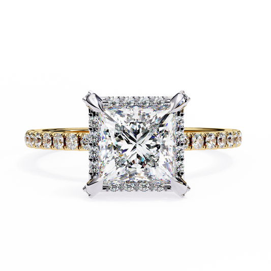 Riverstone (Princess) Diamond Engagement Ring