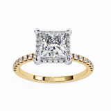 Riverstone (Princess) Diamond Engagement Ring