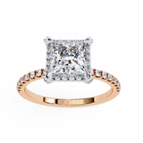 Riverstone (Princess) Diamond Engagement Ring