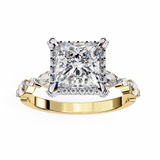 Rain (Princess) Diamond Engagement Ring