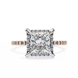 Seafoam (Princess) Diamond Engagement Ring