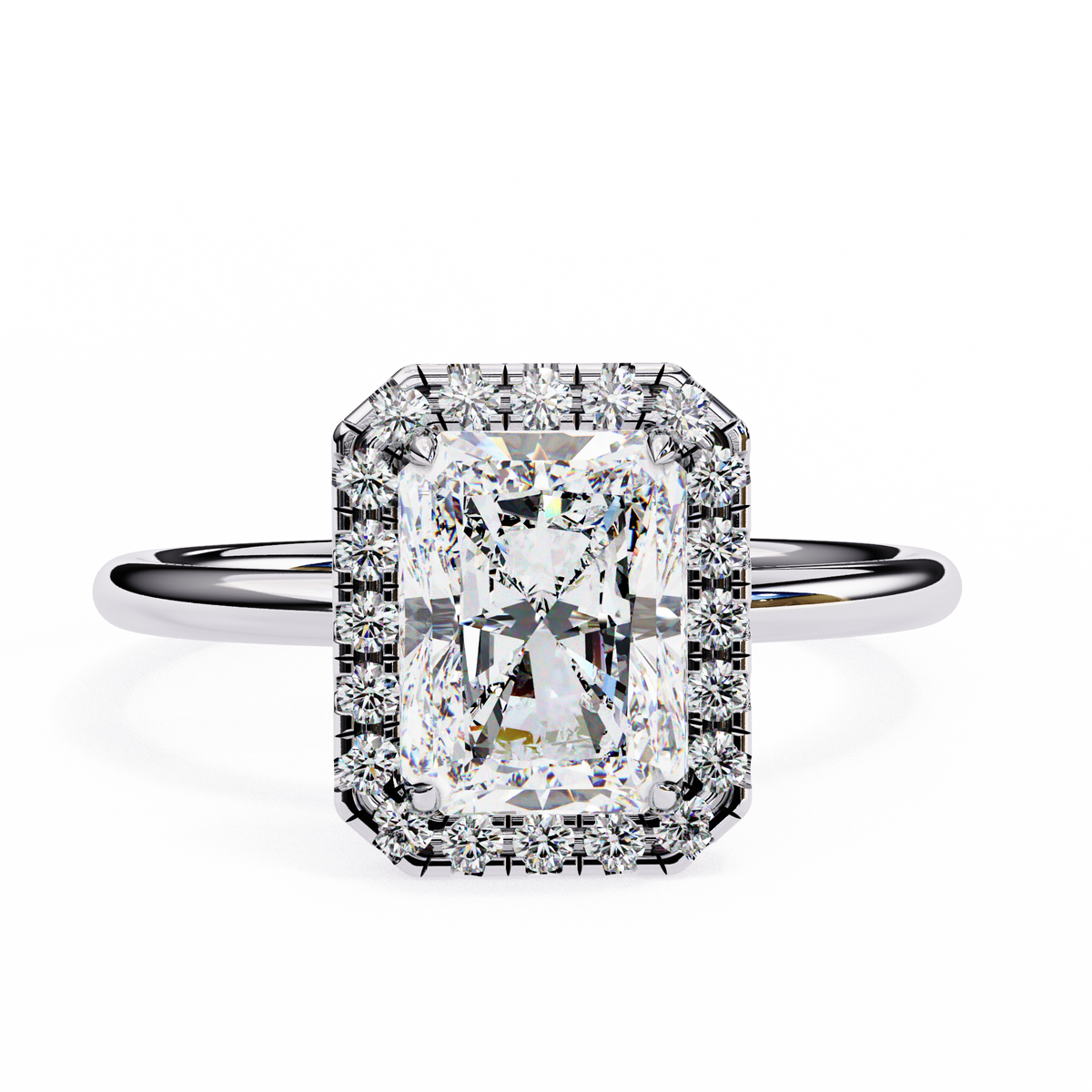 Rosalind (Radiant) Diamond Engagement Ring