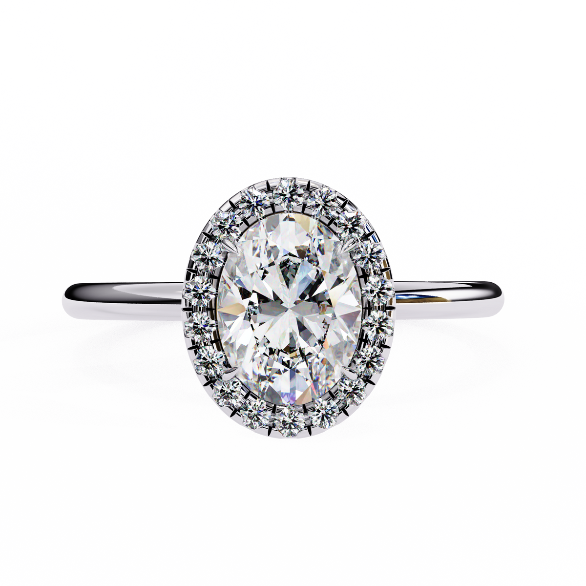 Rosalind (Oval) Diamond Engagement Ring