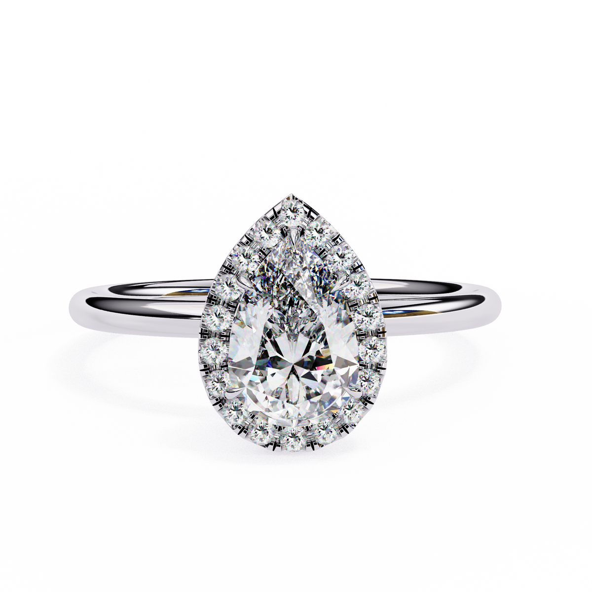 Rosalind (Pear) Diamond Engagement Ring