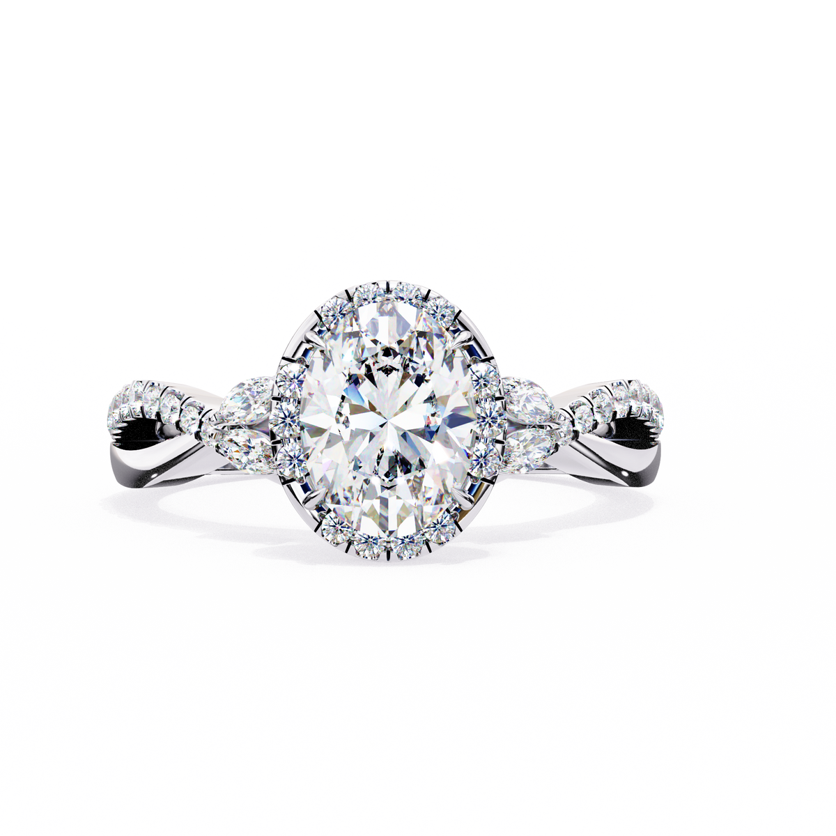 Ottilie (Oval) Diamond Engagement Ring