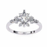 Thalia (Round-Pear) Diamond Engagement Ring