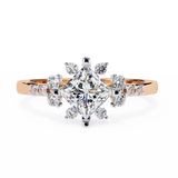 Thalia (Round-Pear) Diamond Engagement Ring