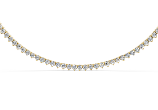 15 Ctw Elevated Classic Tennis Necklace