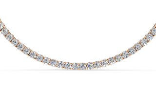 34 Ctw Modern Classic Tennis Necklace