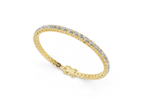 Modern Classic Tennis Bracelet ( 14 Carat Total Wt. Size-7 Inch)