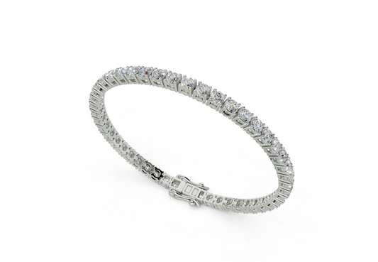 Mini Modern Classic Tennis Bracelet ( 1.4 Carat Total Wt. Size-7 Inch)