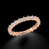 Petite Greenwich Radiant Eternity Bands