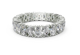 Petite Melrose Pear Classic Eternity Bands