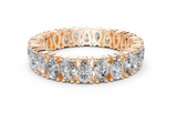 Petite Melrose Pear Classic Eternity Bands