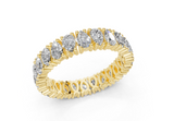 Petite Melrose Pear Classic Eternity Bands