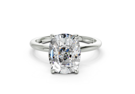 Valen Elongated Cushion Diamond Engagement Ring