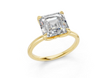 Estelle Asscher Diamond Engagement Ring