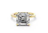 Estelle Asscher Diamond Engagement Ring