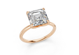 Estelle Asscher Diamond Engagement Ring