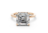 Estelle Asscher Diamond Engagement Ring