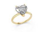 Estelle Heart Diamond Engagement Ring