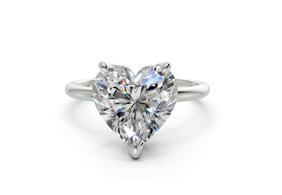 Naya Heart Diamond Engagement Ring