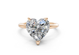 Calista Heart Diamond Engagement Ring