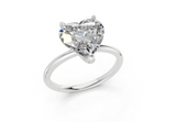 Valen Heart Diamond Engagement Ring