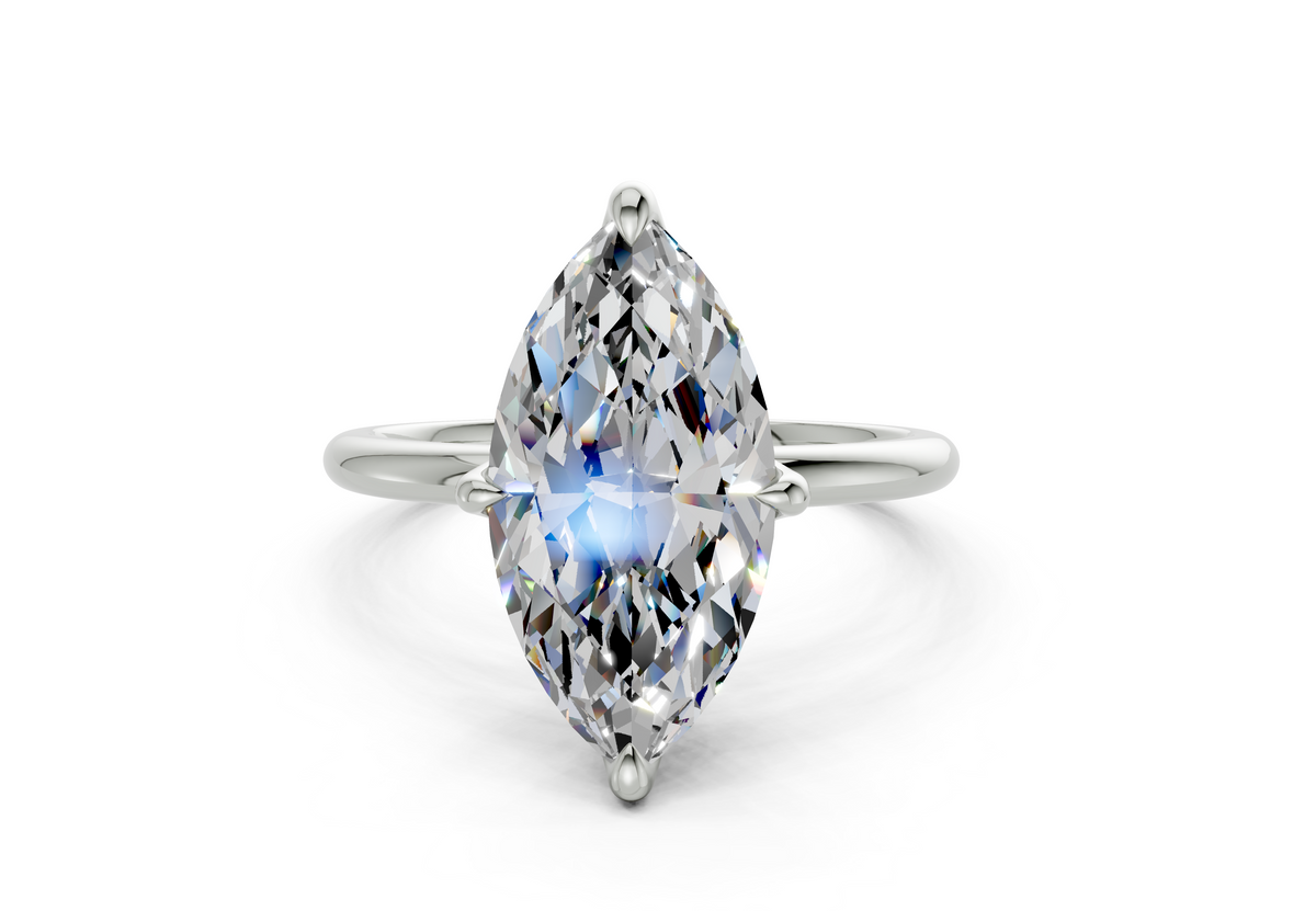 Valen Marquise Diamond Engagement Ring