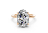 Estelle Oval Diamond Engagement Ring