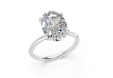 Valen Oval Diamond Engagement Ring