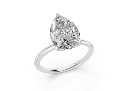 Estelle Pear Diamond Engagement Ring