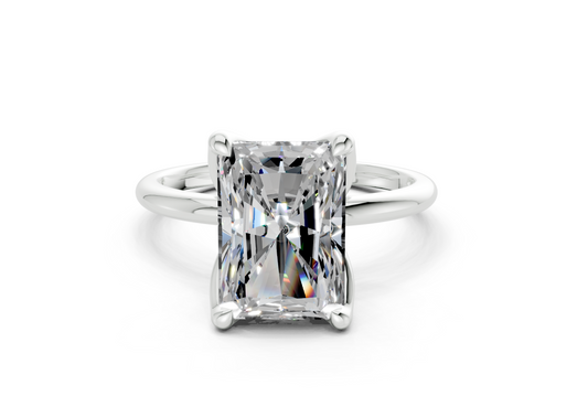 Estelle Radiant Diamond Engagement Ring