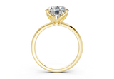 Estelle Round Diamond Engagement Ring